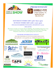 GMCBA 2023 Decatur, Alabama Home and Garden Show Flyer.