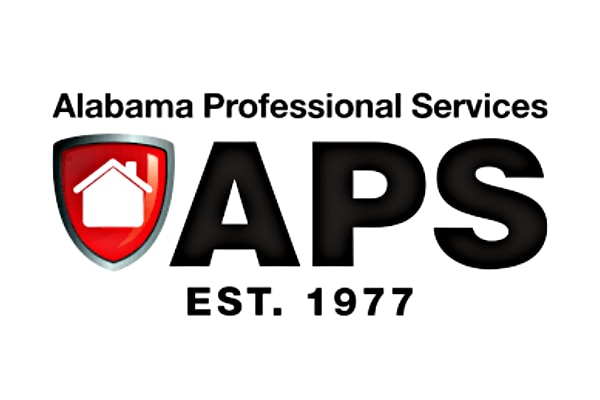 APS Alabama Professional Services Logo, a sponsor for the gmcba home and garden show.