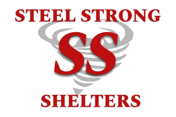 Logo for Steel Strong Shelters, a sponsor for the GMCBA Home and Garden Show in Decatur Alabama.